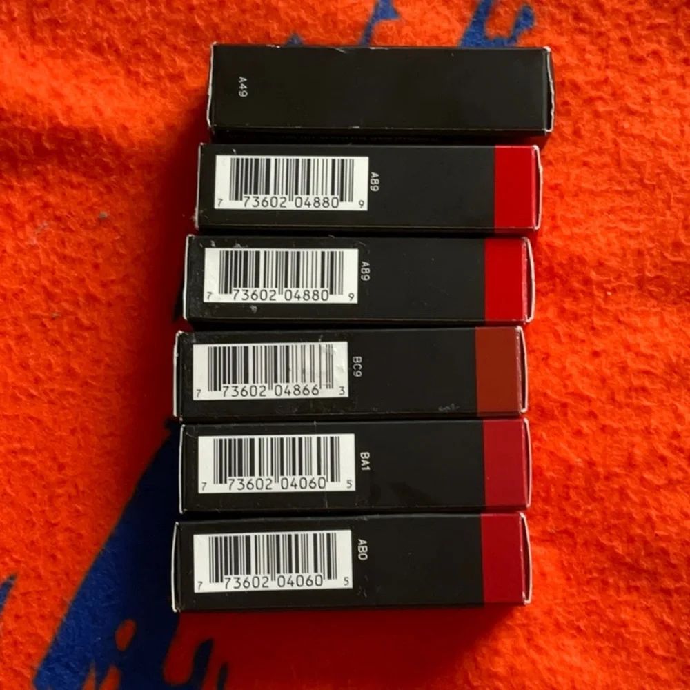 MAC Retro Matte and Matte Lipsticks in Chili, Lady Danger, and Ruby Woo, NIB
